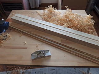 竹を削る